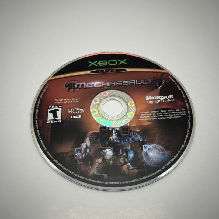 MechAssault (Xbox, 2002) disc only acceptable condition, tested BattleTech