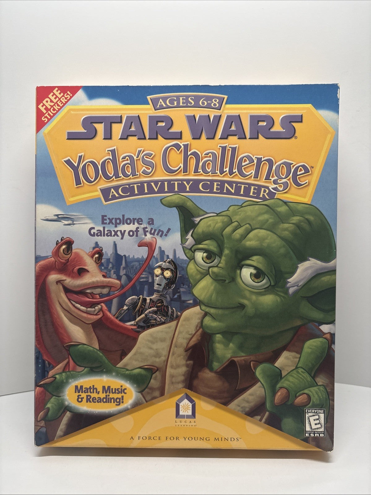 Star Wars Yoda's Challenge Activity Centre Big Box PC - Stickers & Sealed Jewel