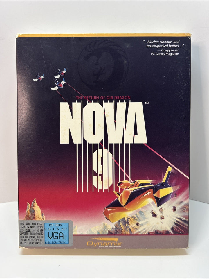 Nova 9 (PC, 1991) - Big Box - Dynamix