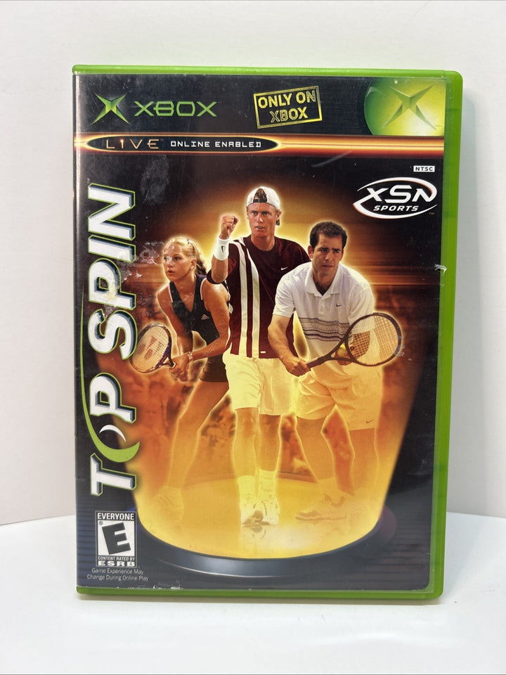Top Spin (Microsoft Xbox, 2003) - NO Manual