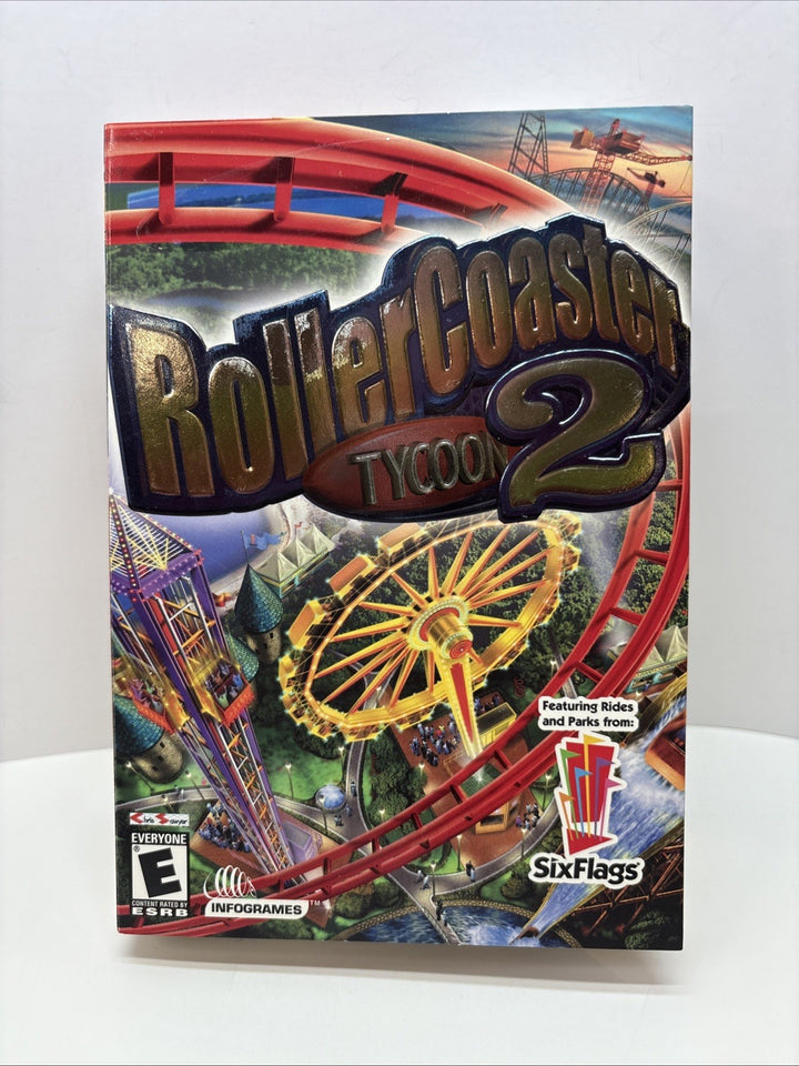 RollerCoaster Tycoon 2 PC, 2003 Small Box Version