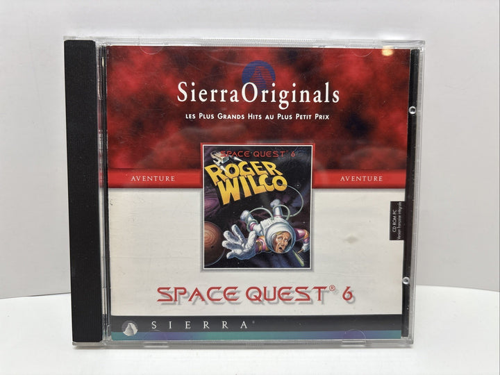 Space Quest 6 Roger Wilco Sierra originals  (PC CD) French Français