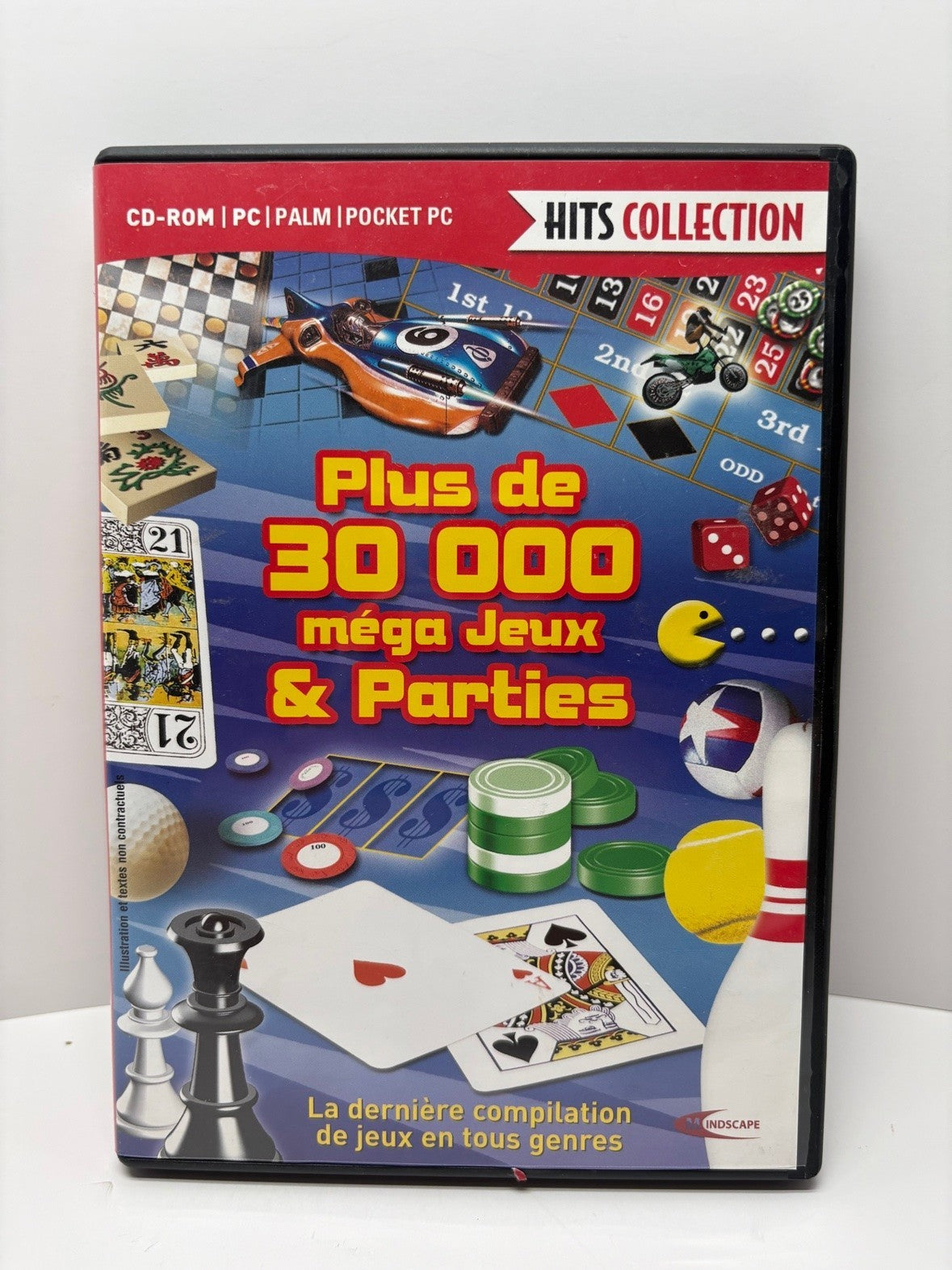 Plus de 30 000 mega Jeux et Parties PC CD-ROM FR Edition DVD Case Mindscape