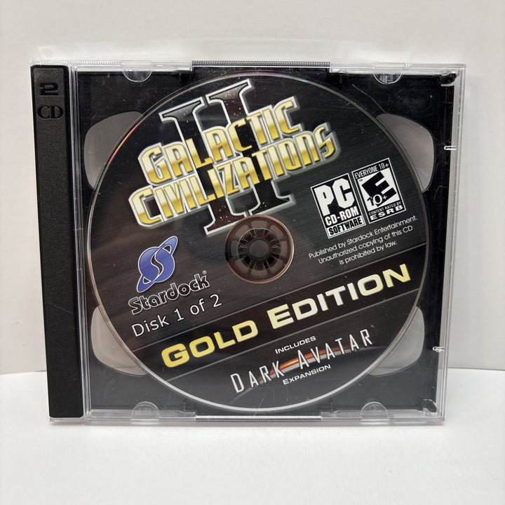 Galactic Civilizations II 2 Gold Edition (PC 2009)  2 Disc Set