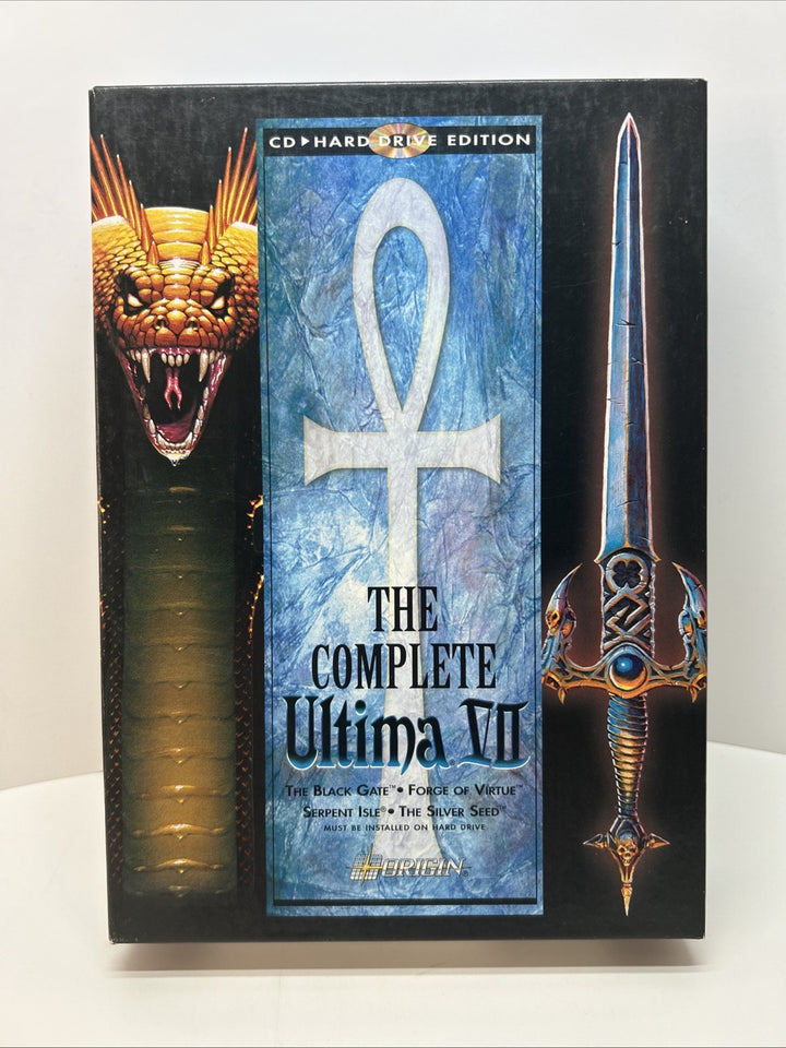 The Complete Ultima VII Origin Big Box PC Game CD-ROM Complete!