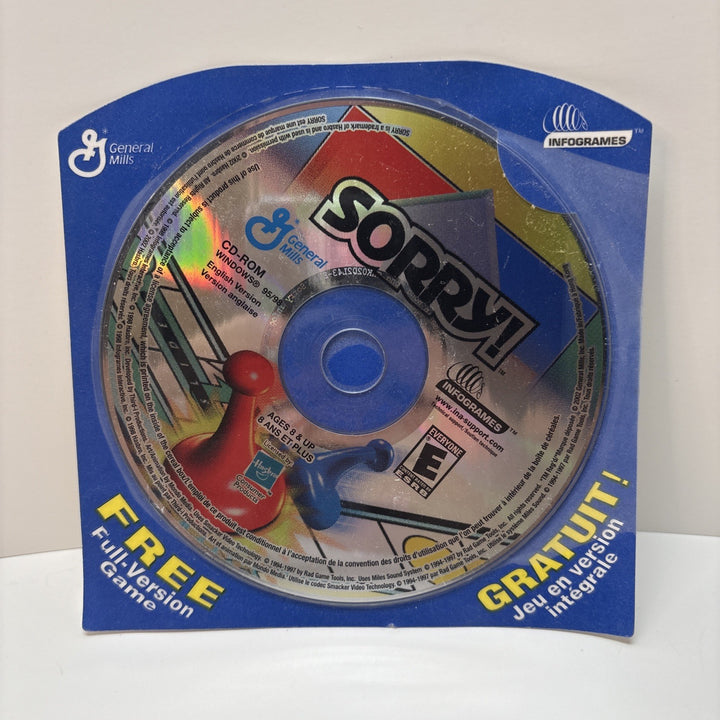 Sorry! General Mills PC CD-ROM Hasbro (PC, 2002)