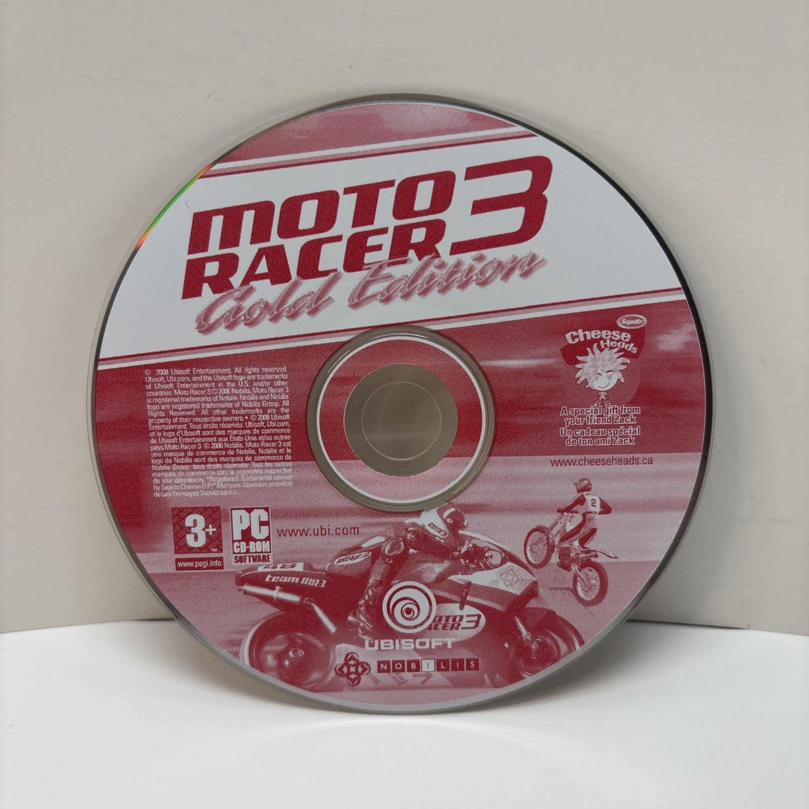 Moto Racer 3 gold edition PC CD-ROM version française - Cheeese Heads Promo