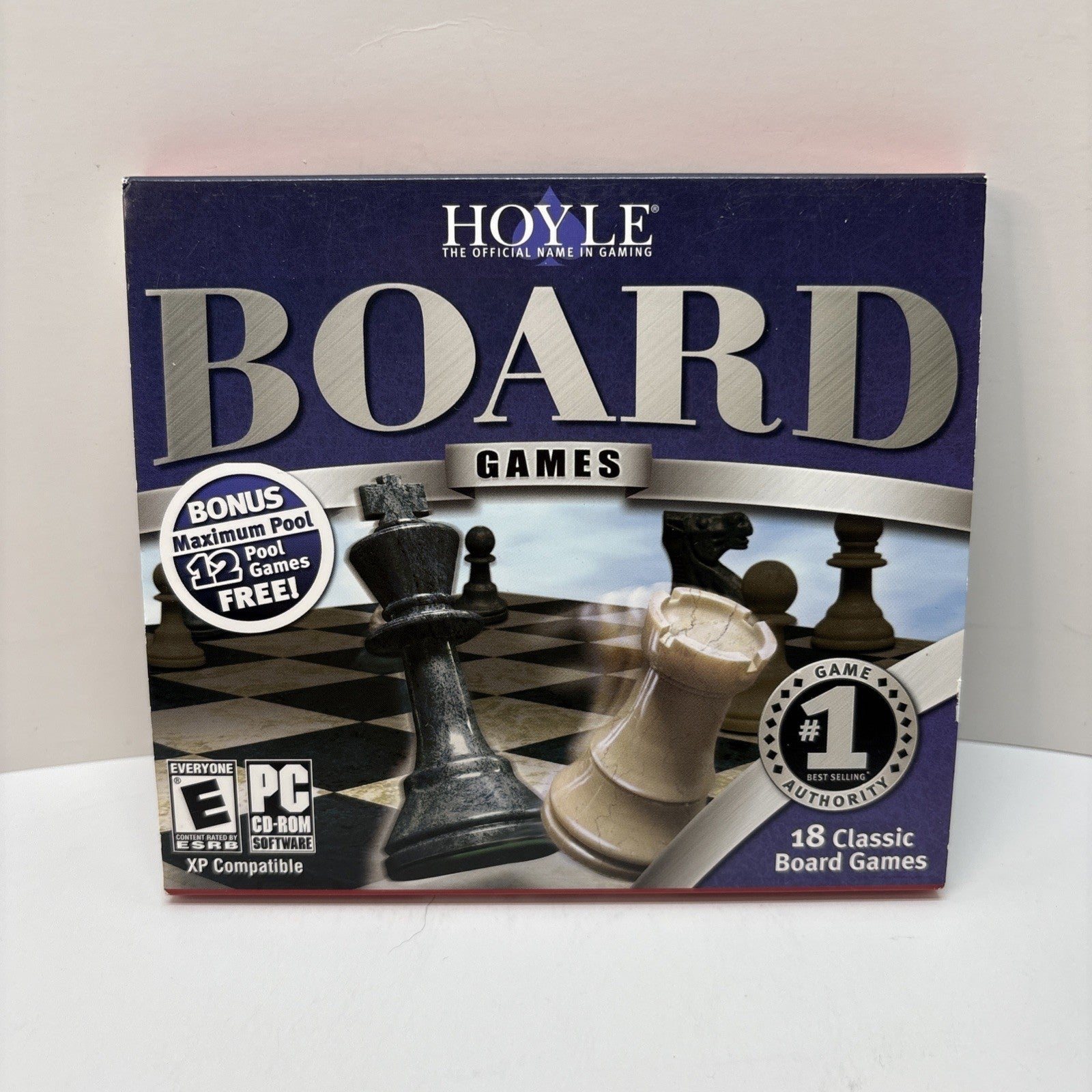 Hoyle Board Games PC CD-ROM  18 Games: Checkers Backgammon Dominoes & More
