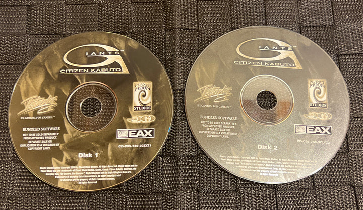 Giants Citizen Kabuto (PC CD) Bundled Software - Discs Only