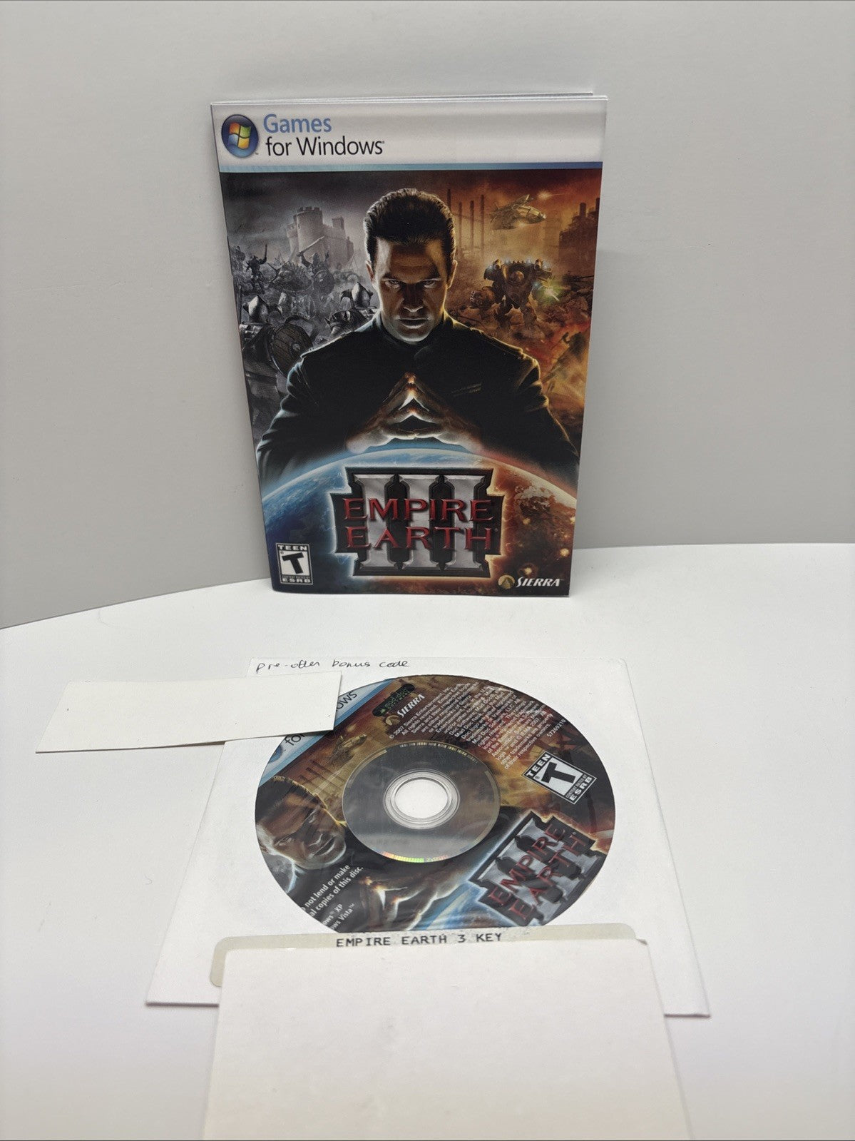 Empire Earth III 3  (PC Game) Disc & Manual Only