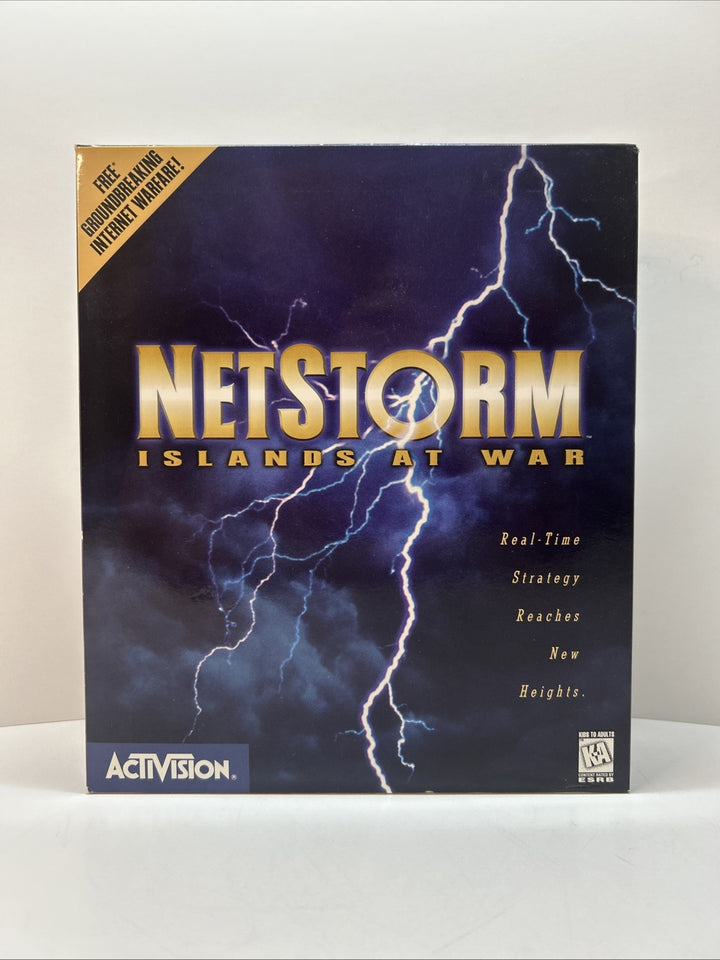 Netstorm Islands at War - 1997 - Activision - Big Box Edition PC CD-ROM