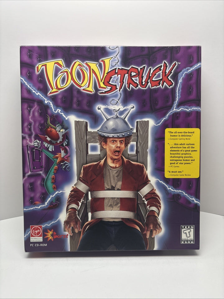Toonstruck (1996) Big Box PC Christoper Lloyd IBM Like New Condition