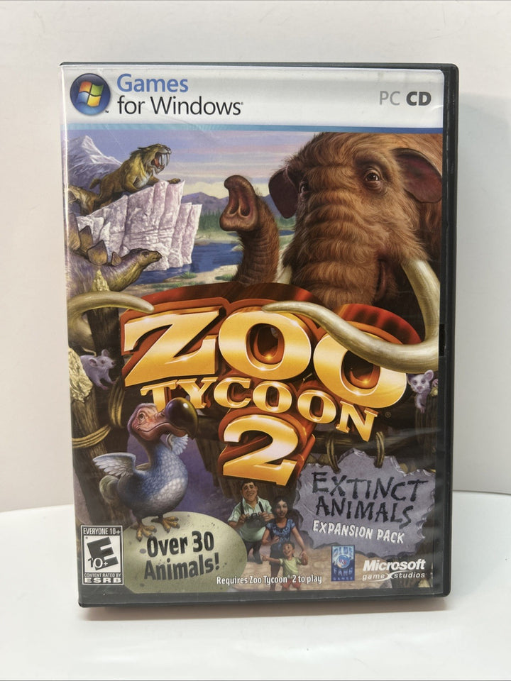 Zoo Tycoon 2 Extinct Animals Expansion Pack - PC