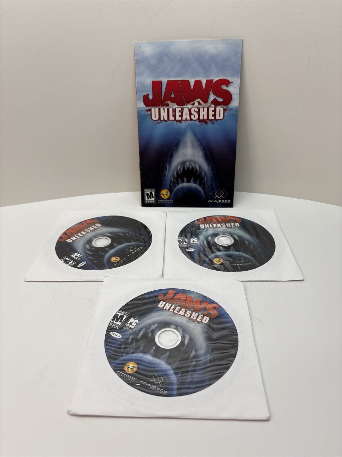 Jaws Unleashed: PC Loose DVD Rom  w/ Manual