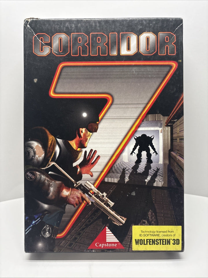 Corridor 7: Alien Invasion (1994) IBM 3.5” Disks - Wolfenstein 3D Engine