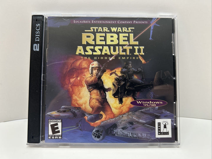 Star Wars Rebel Assault II 2 The Hidden Empire (PC, 1995) Windows Computer Game