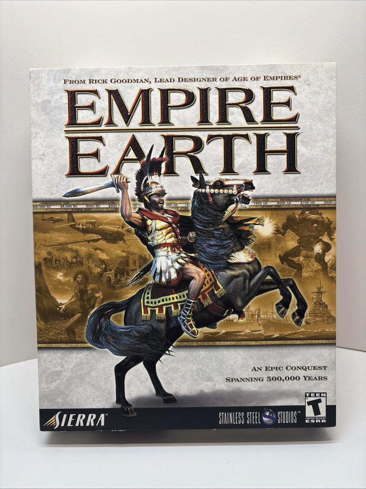 Empire Earth PC CD-ROM Big Box RPG Game Sierra 2001 - No Interior Cardboard