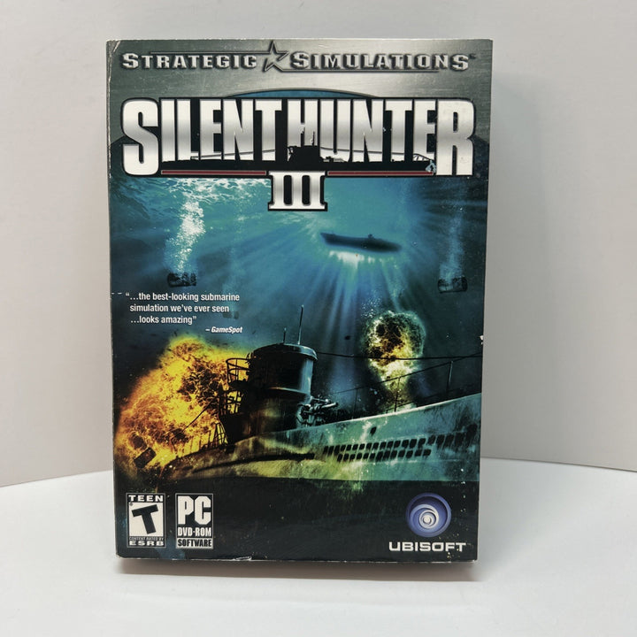 Silent Hunter III 3 2005 PC Game Ubisoft Windows XP 2000 Submarine Simulator
