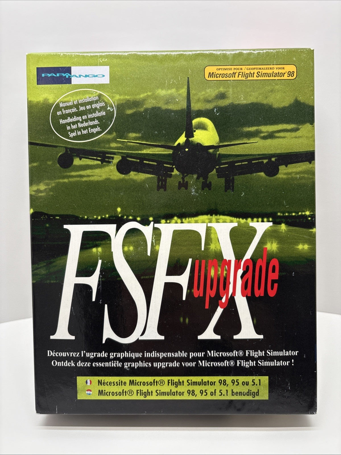 FSFX Upgrade for Microsoft Flight Simulator (1996) PC CD-ROM French & Dutch