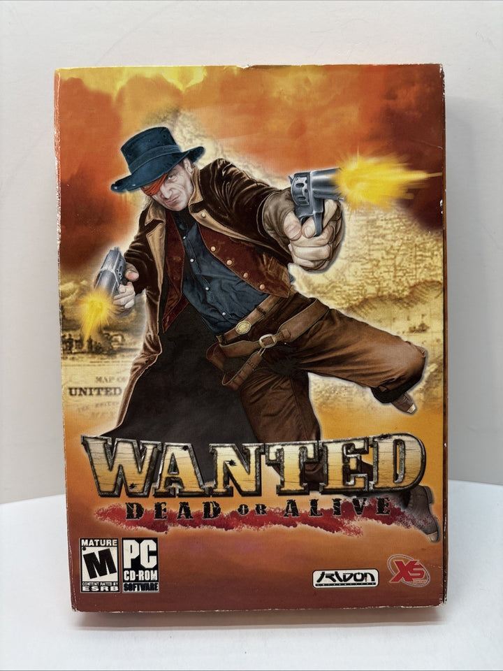Wanted Dead Or Alive (PC CD-Rom Game) Sealed Jewel Case