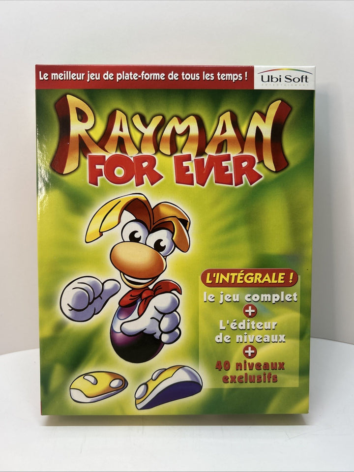 Rayman Forever (PC CD-ROM, 1998) Big Box – French Version