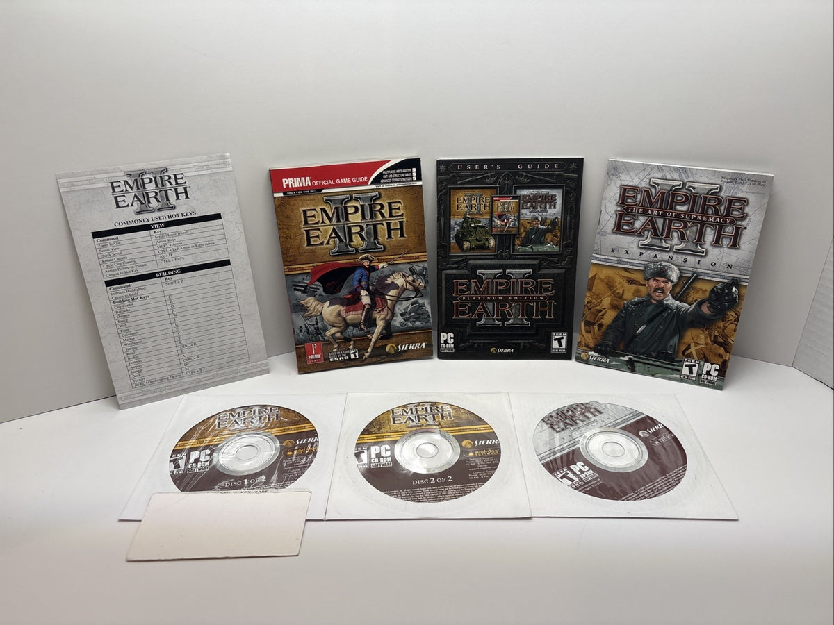 Empire Earth II: Platinum Edition (PC, 2006) - Content Only, No Box