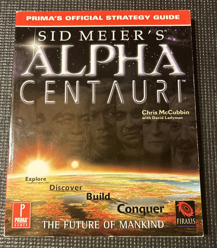 Sid Meier’s Alpha Centauri Video Game Strategy Guide Prima Games Book