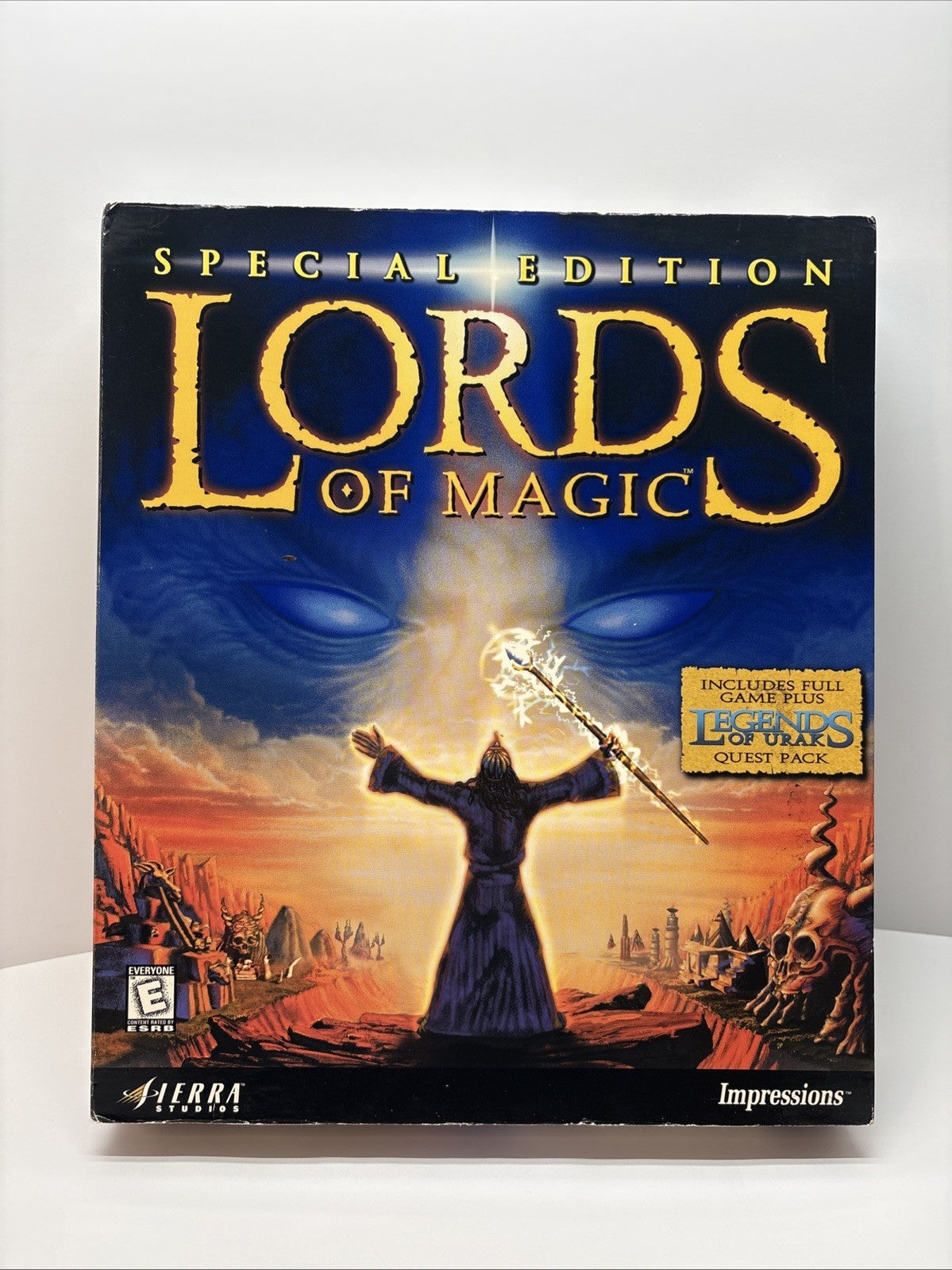 Lords Of Magic + Legends Of Urak quest pack PC Game 1998 Big Box Special Edition