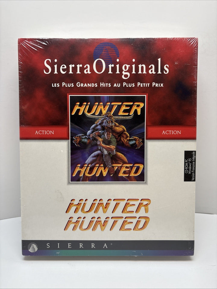 Hunter Hunted (1996) Sierra originals - Big Box PC CD-ROM - New Sealed - French