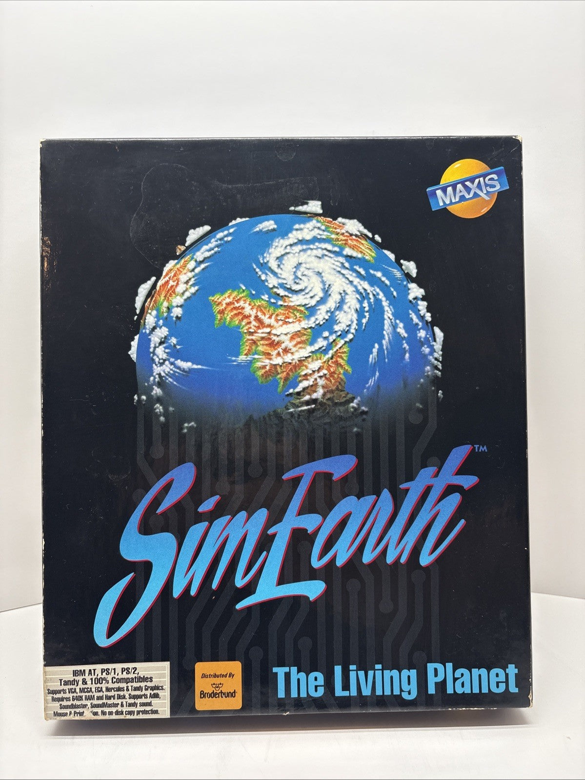 SimEarth The Living Planet (1990) PC DOS - 5.25 Floppy Disks - Maxis