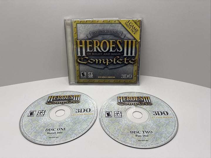 Heroes of Might & Magic III Complete Collectors Edition (PC CD-Rom, 2000) 3DO
