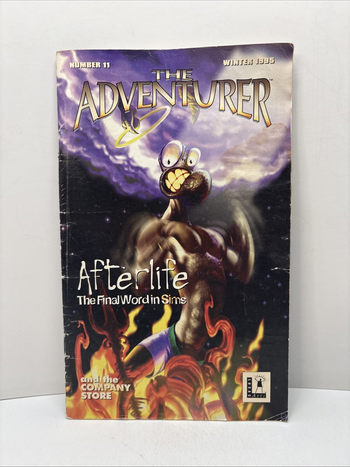 LucasArts The Adventurer Magazine Number 2 / Winter 1995 AfterLife Comic Vintage