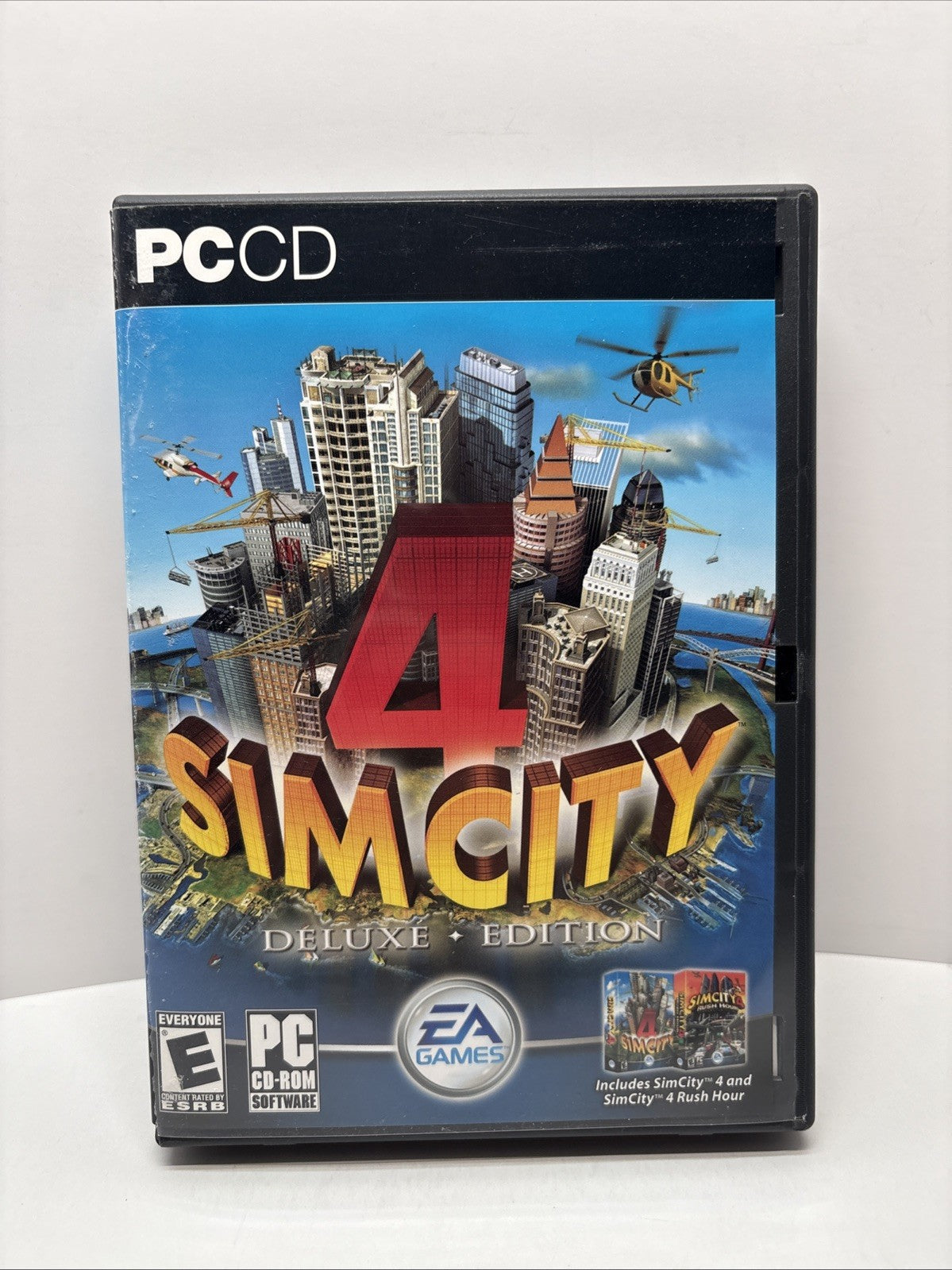 SimCity 4: Deluxe Edition (PC, 2003) Damaged Case See Pictures
