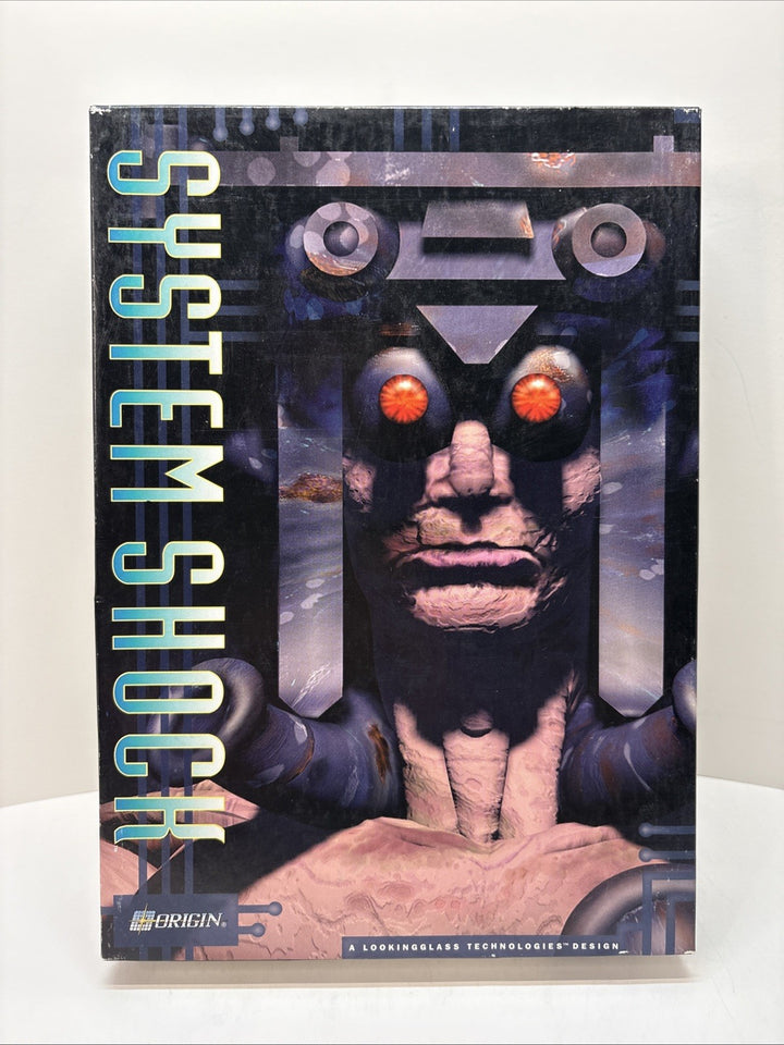 System Shock (1994) PC Big Box – 9X 3.5 Disks – Complete Inserts – Origin