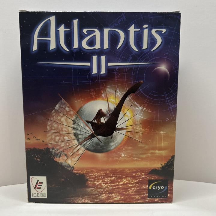 Atlantis II 2 (PC, 1999, CD-ROM) Big Box Complete French 4 disc