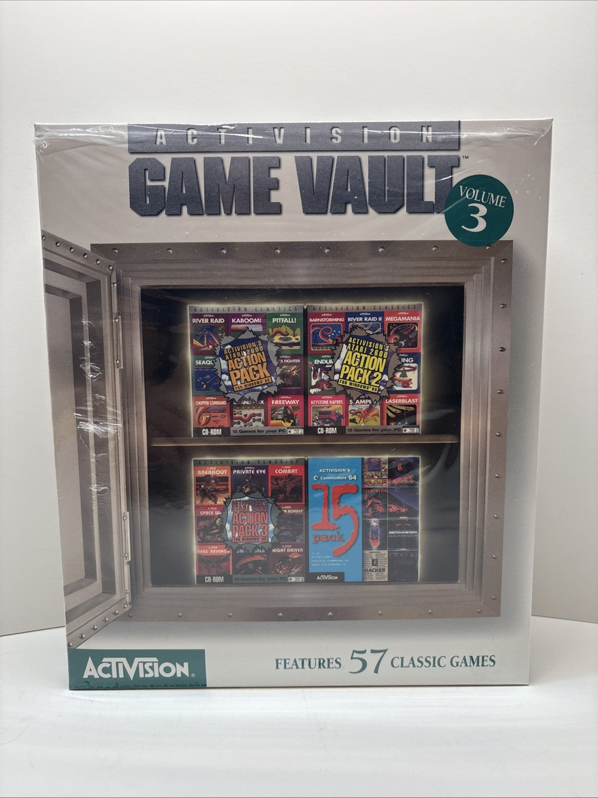 Activision Game Vault Vol 3 Sealed Windows 95 - Complete With Partial Seal - PC