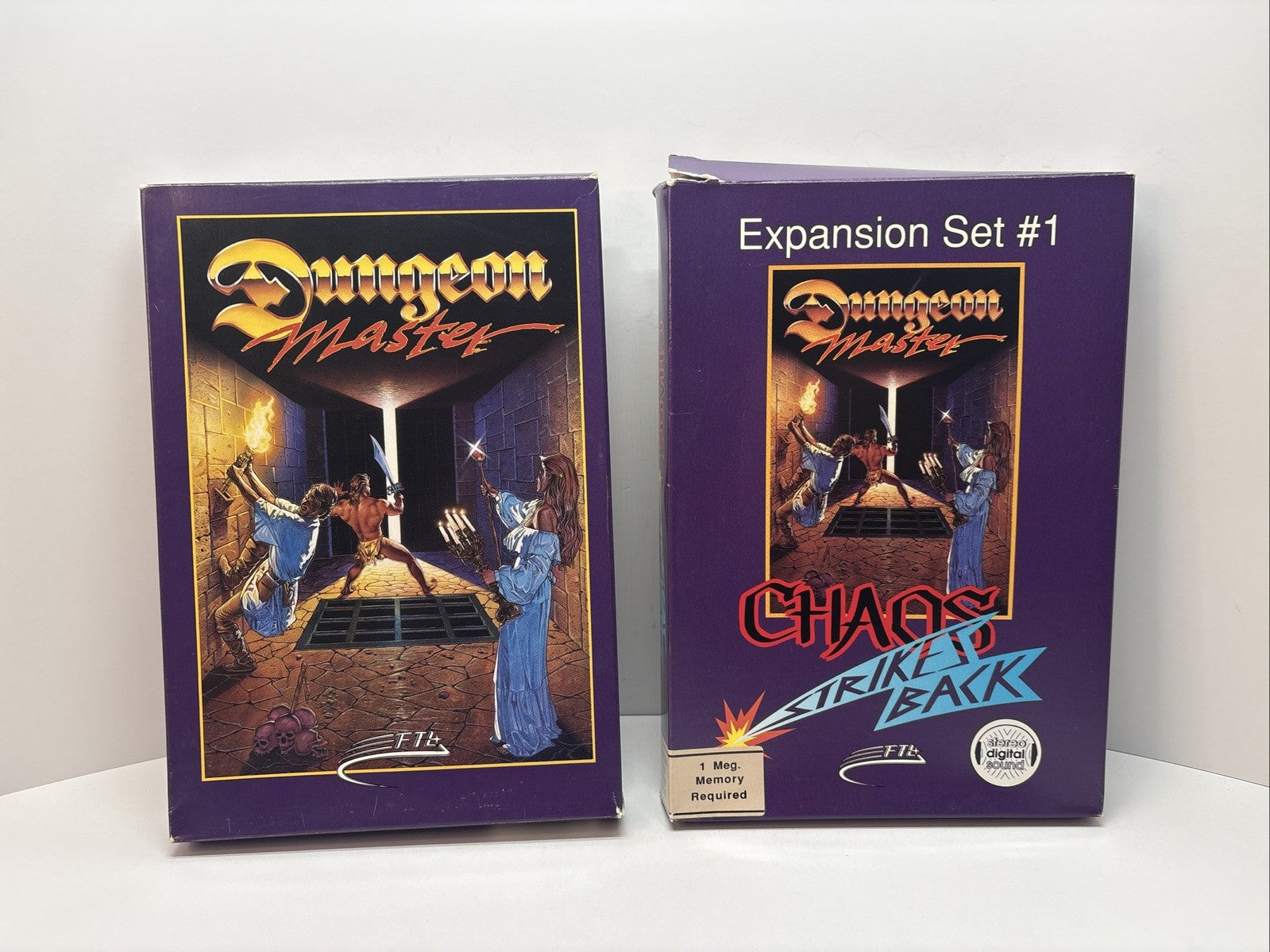Dungeon Master + Chaos Strikes Back Expansion - Commodore Amiga - by FTL