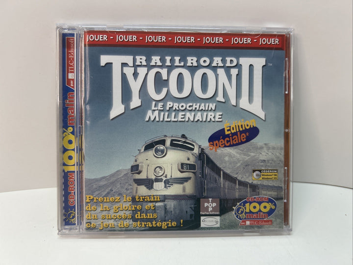 Railroad Tycoon 2 II (PC, 1998) Complete French Français