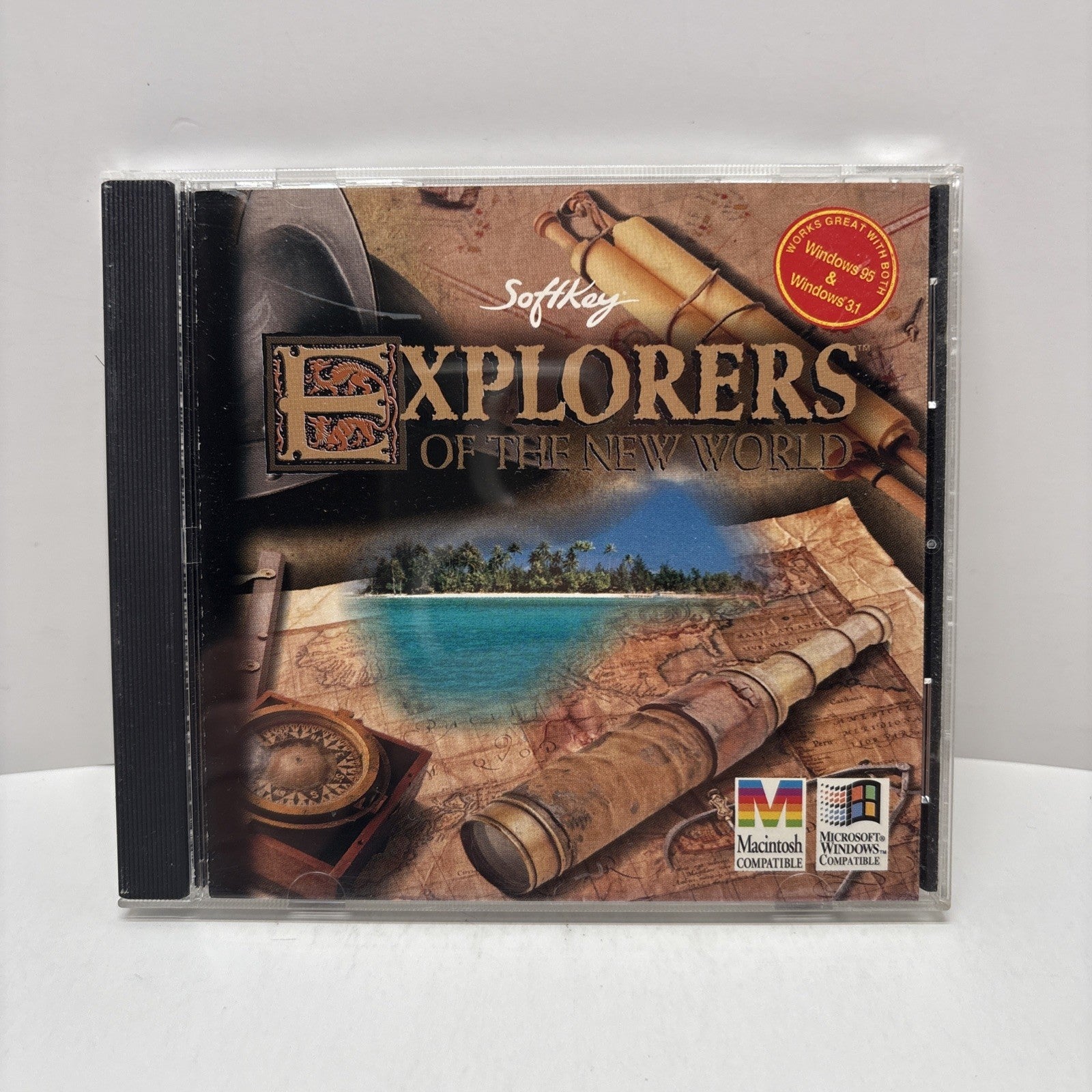 SoftKey Explorers Of The New World PC CD