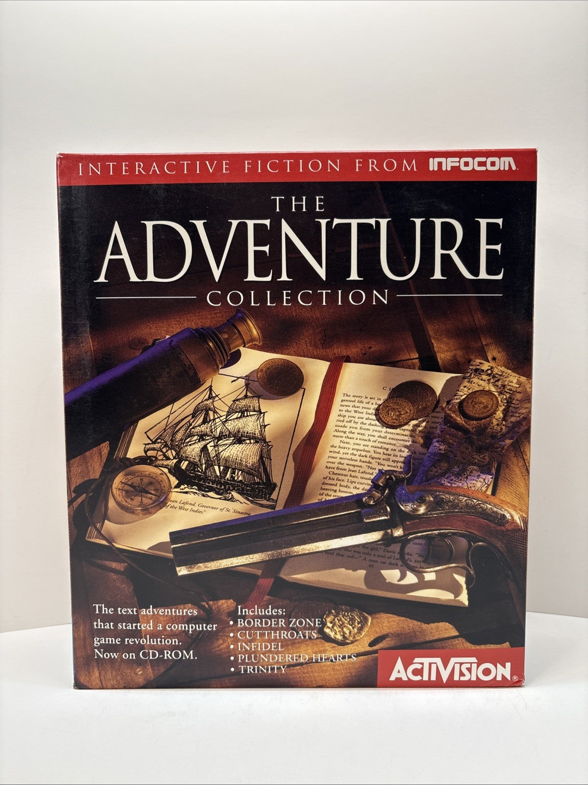 Infocom Adventure Collection (1995) PC CD-ROM Big Box Complete Feelies