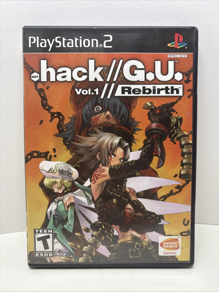 .hack G.U.: Vol. 1: Rebirth (Sony PlayStation 2, 2006) PS2 Complete CIB