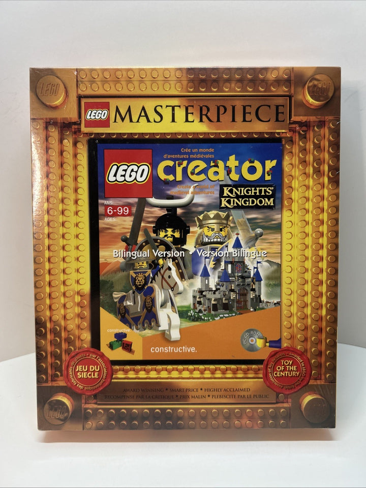 LEGO Masterpiece - LEGO Creator: Knights' Kingdom - PC - NEW - Sealed - Big Box