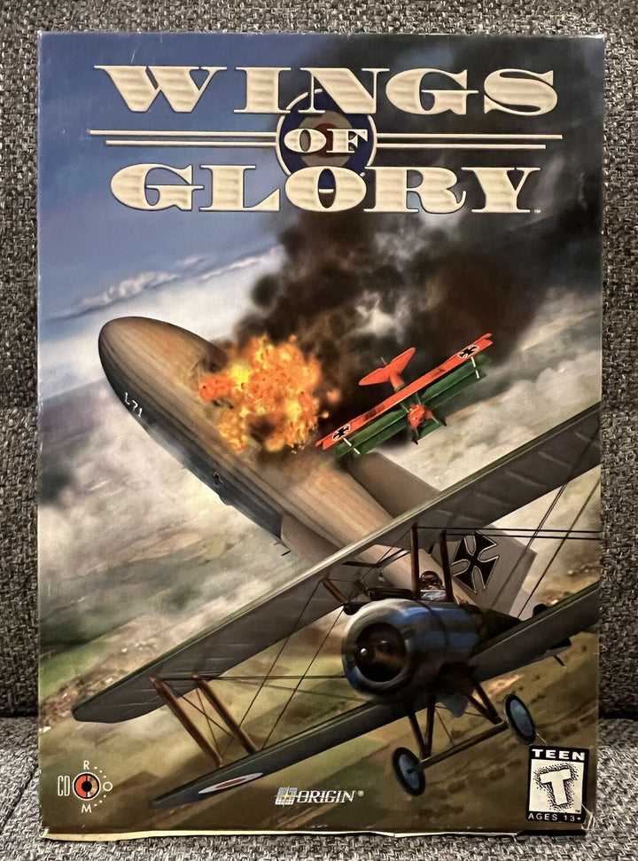 Wings of Glory (PC, 1994) Original Issue Big Box with Some Inserts See Pictures