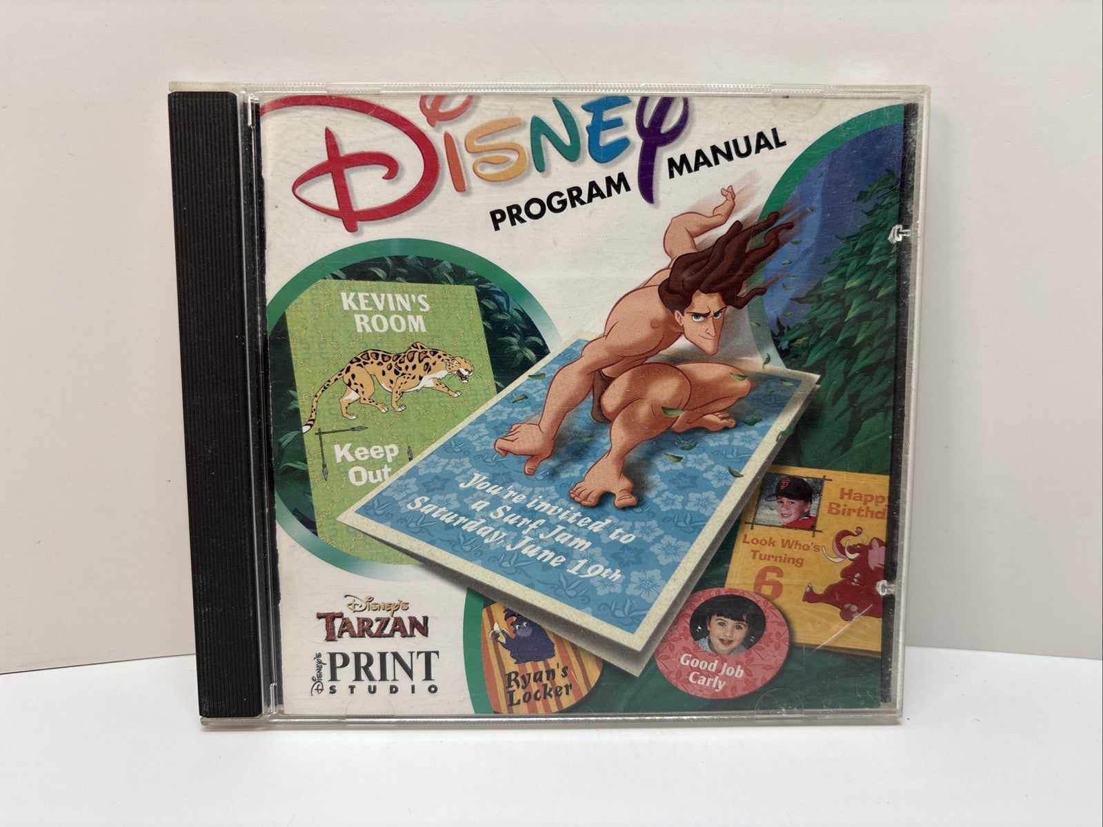 Disney's Tarzan Users Manual Print Studio PC CD ROM 1999