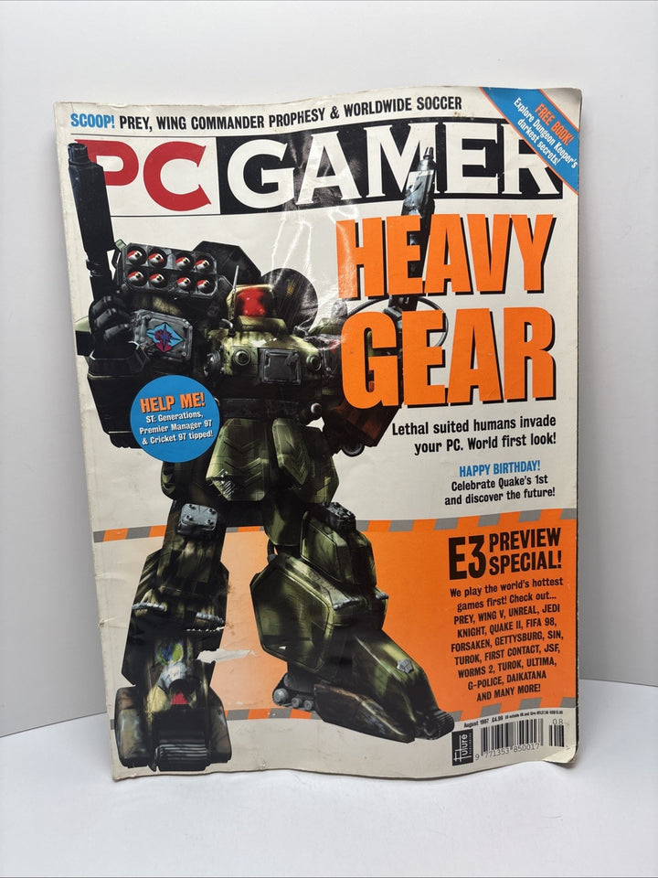 PC GAMER UK MAGAZINE ISSUE 46 AUGUST 1997 HEAVY GEAR