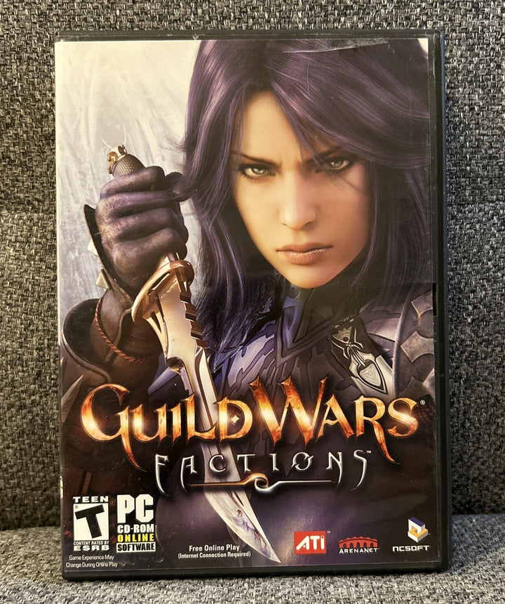 Guild Wars Factions PC CD  Complete CIB Clean - No Cardboard Sleeve