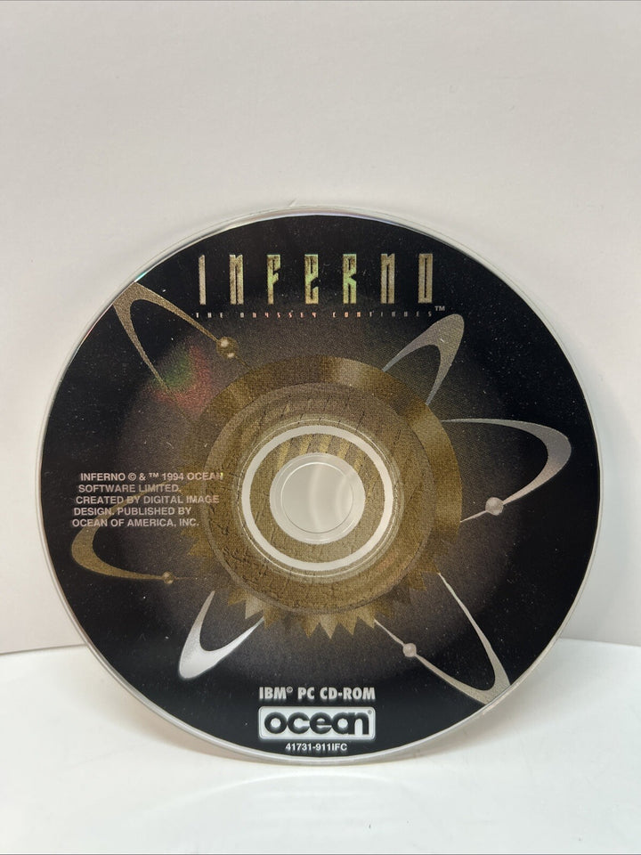Inferno The Odyssey Continues Ocean IBM CD-Rom 1994 PC Computer Game - Disc Only