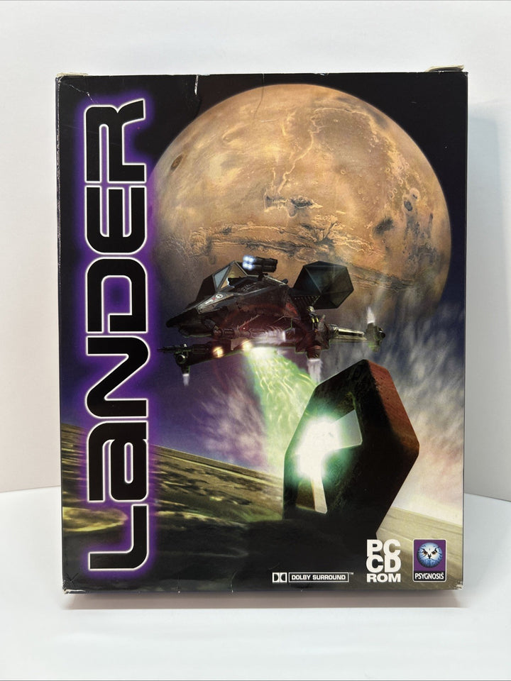Lander PC CD ROM (Psygnosis, 1999)  BIG BOX - European Version