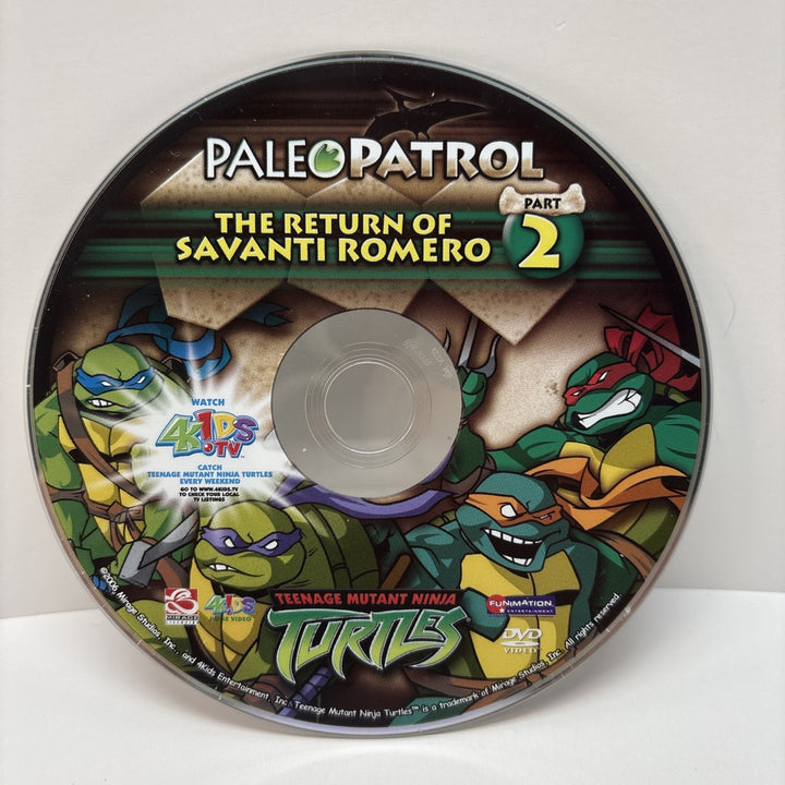 Paleo Patrol The Return Of Savanti Romero Part 2 - Teenage Mutant Ninja - DVD