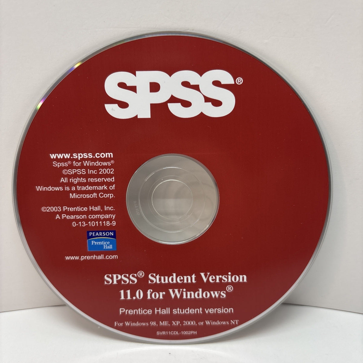 Sealed SPSS Student Version 11.0 Software Windows 98 2000 WIN NT Statistical